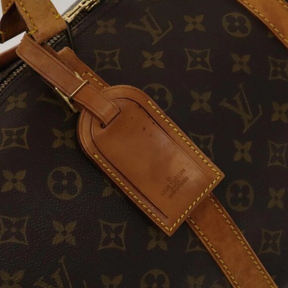 LOUIS VUITTON Monogram Keepall 55 Boston Bag M41424 LV Auth 132666 - Picture 11 of 16
